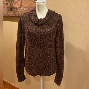 EILEEN FISHER beautiful brown roll neck sweater!  Size S/P